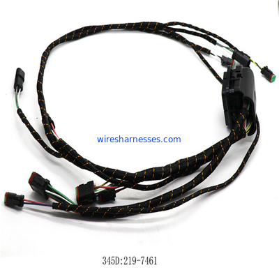 Cablaggio 2197461 CAT Wiring Harness del motore dell'escavatore C13 di E345D