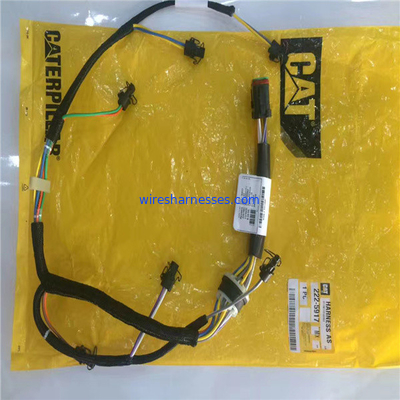 Cablaggio 2225917 CAT Excavator del motore di E325D E329D